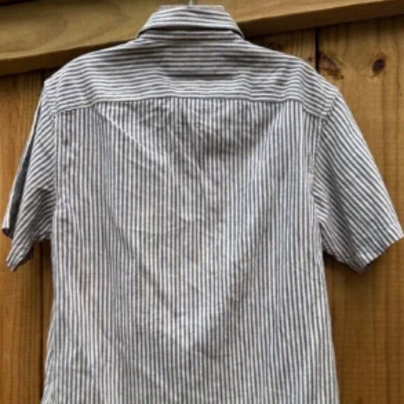 RRL Double RL Ralph Lauren Mens Striped Short Sleeve Button Down Shirt - XS - Picture 3 of 9